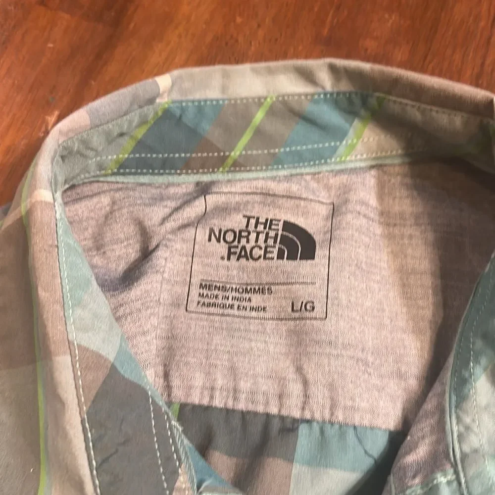 The Northface short sleeve button-down shirt, L (7001)